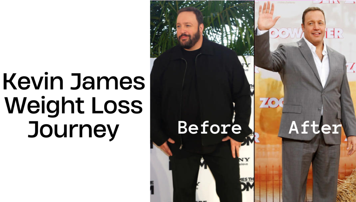Kevin James Weight Loss Journey Kevin James showing his weight loss transformation