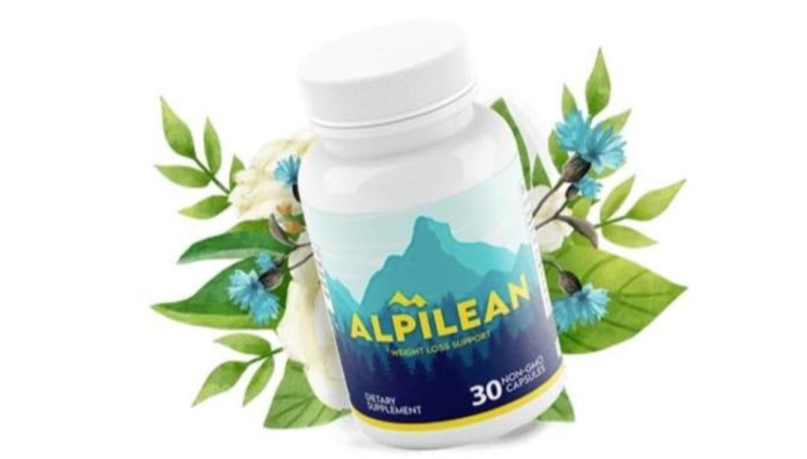 A bottle of Alpilean for weight loss